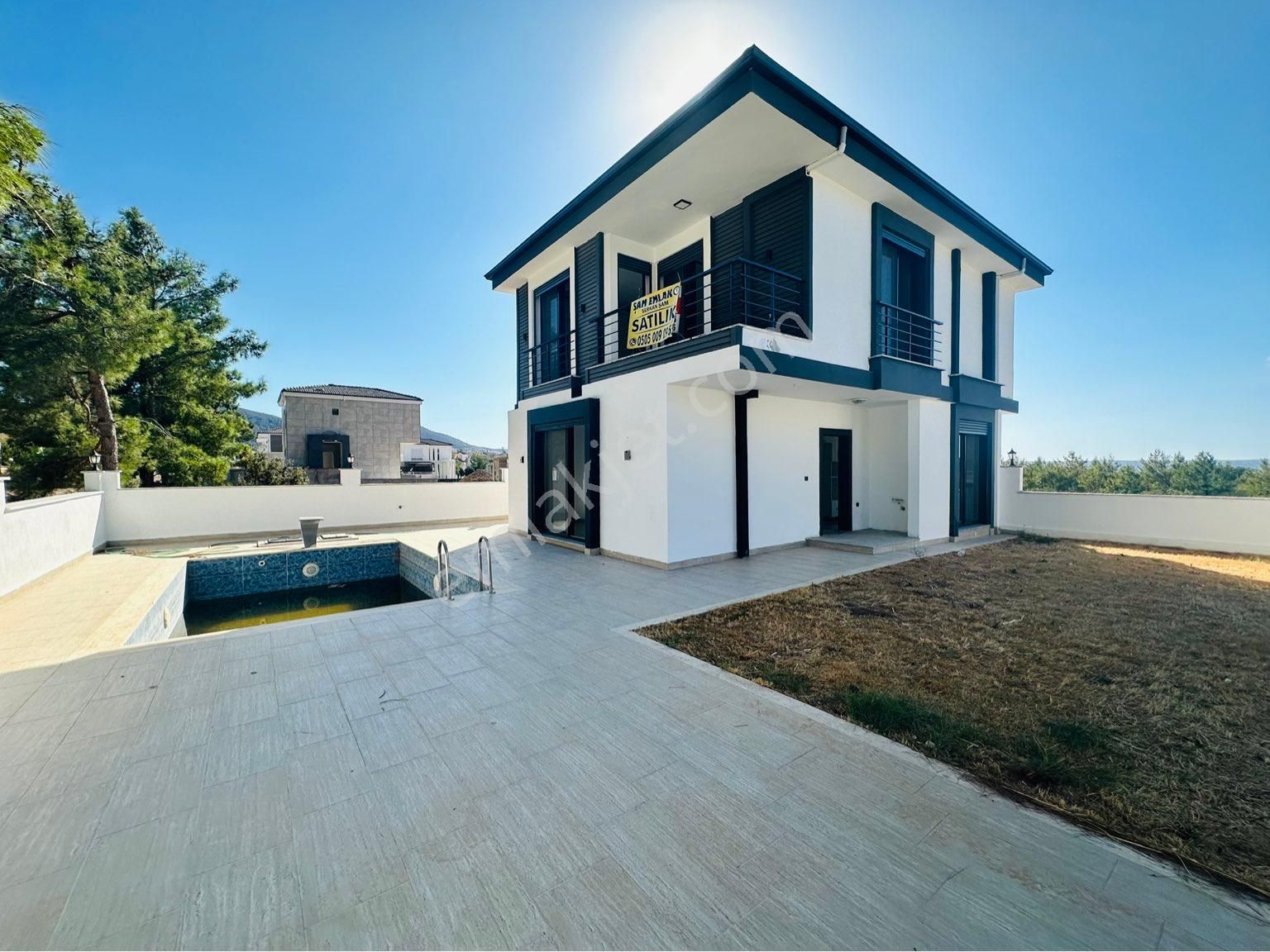 Didim Akbük Satılık Villa Maliyet fiyatına Tam müstakil 300 m2 arsa payı havuzlu3+1