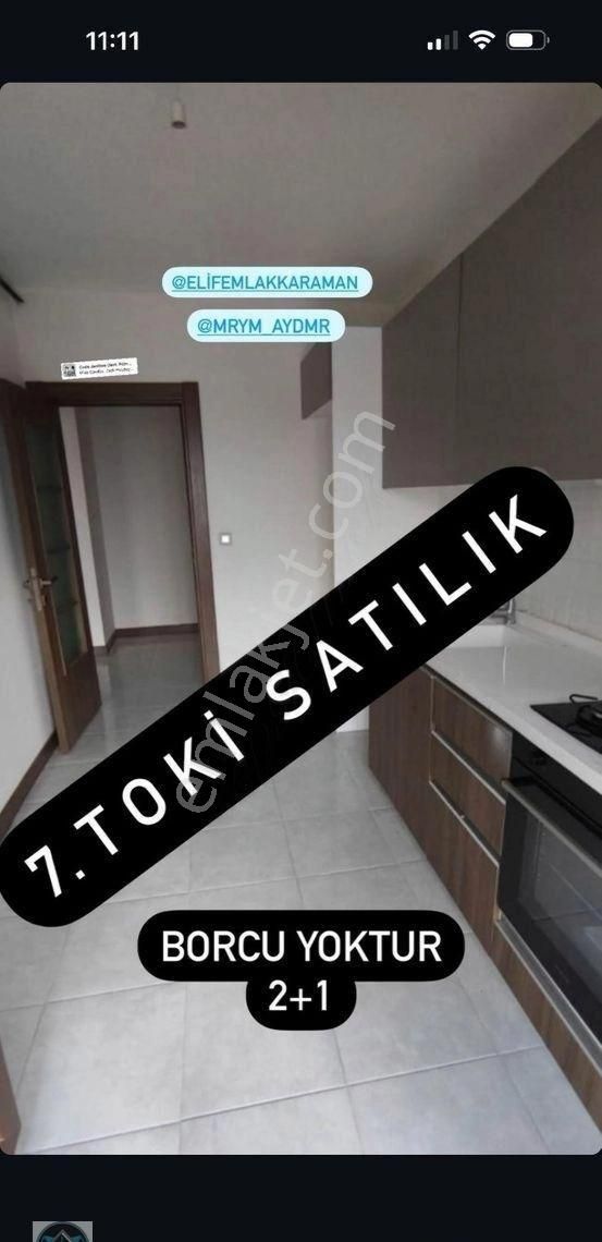 Karaman Merkez Yunus Emre Satılık Daire 7.TOKİ SATILIK DAİRE BORCU YOKTUR