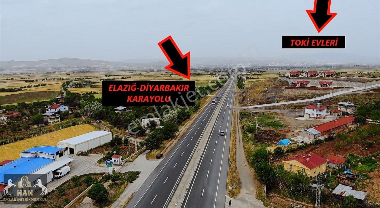 Elazığ Merkez Yedigöze Köyü Satılık Tarla Han Emlâktan Germilide Satılık Tarla