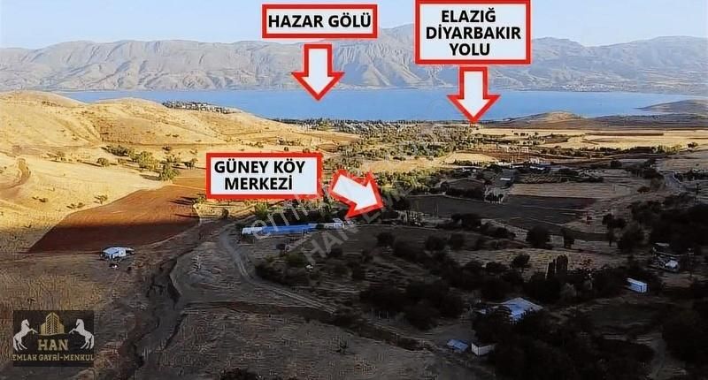 Sivrice Günay Köyü Satılık Tarla HAN EMLAKTAN GÜNAYDA MUHTEŞEM GÖL MANZARALI 4700 M2 TARLA