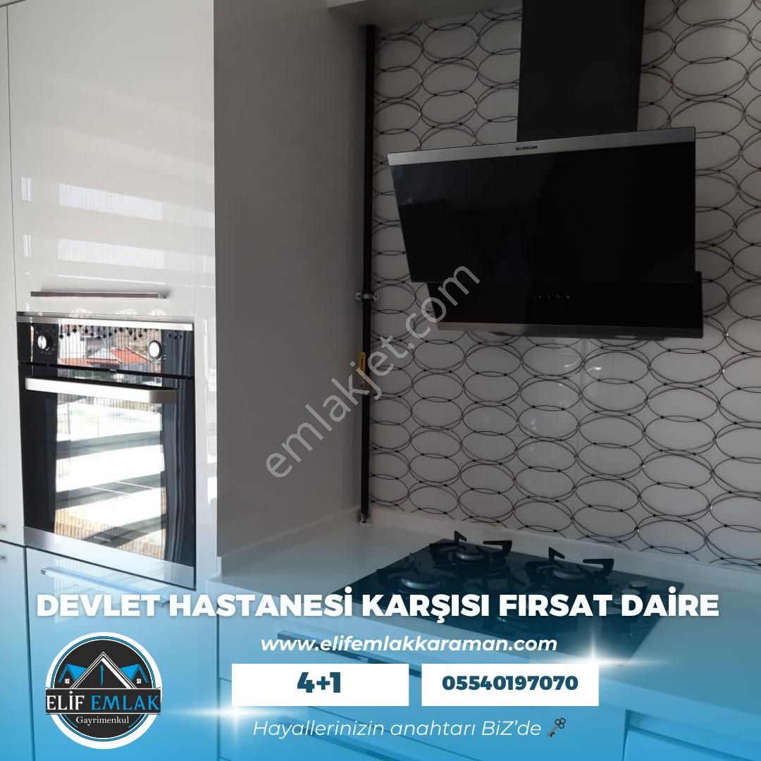 Karaman Merkez Yenişehir Satılık Daire  🔴DEVLET HASTANESİ KARŞISI 4+1 SATILIK LÜKS DAİRE🔴