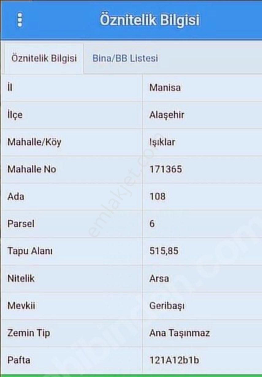 Alaşehir Işıklar Satılık Konut İmarlı Manisa Alaşehir Işıklar imarlı köşe parsel