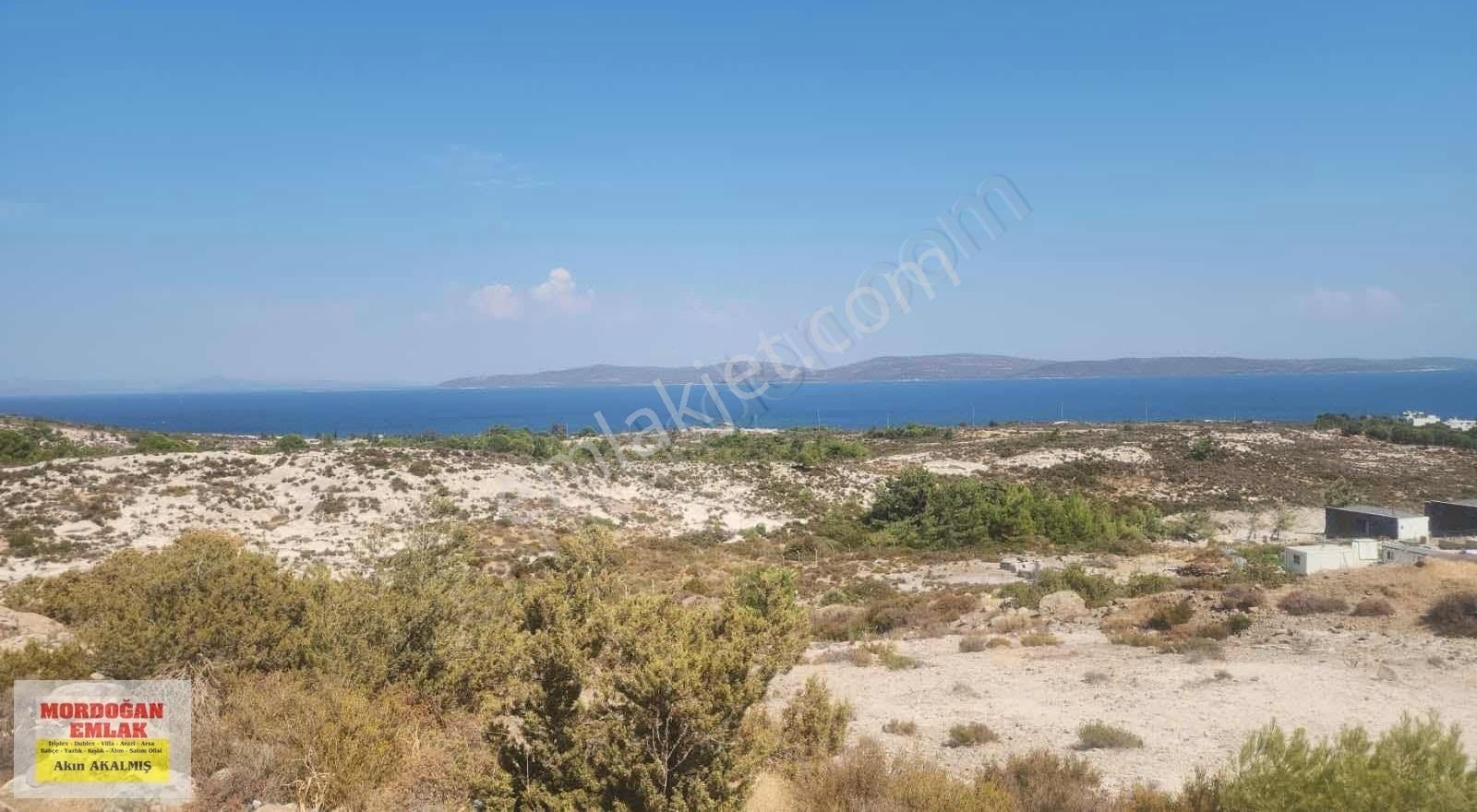 Karaburun Mordoğan Satılık Konut İmarlı MORDOĞAN EMLAKTAN 541 m2 MÜSTAKİL İMARLI SATILIK KÖŞE ARSA