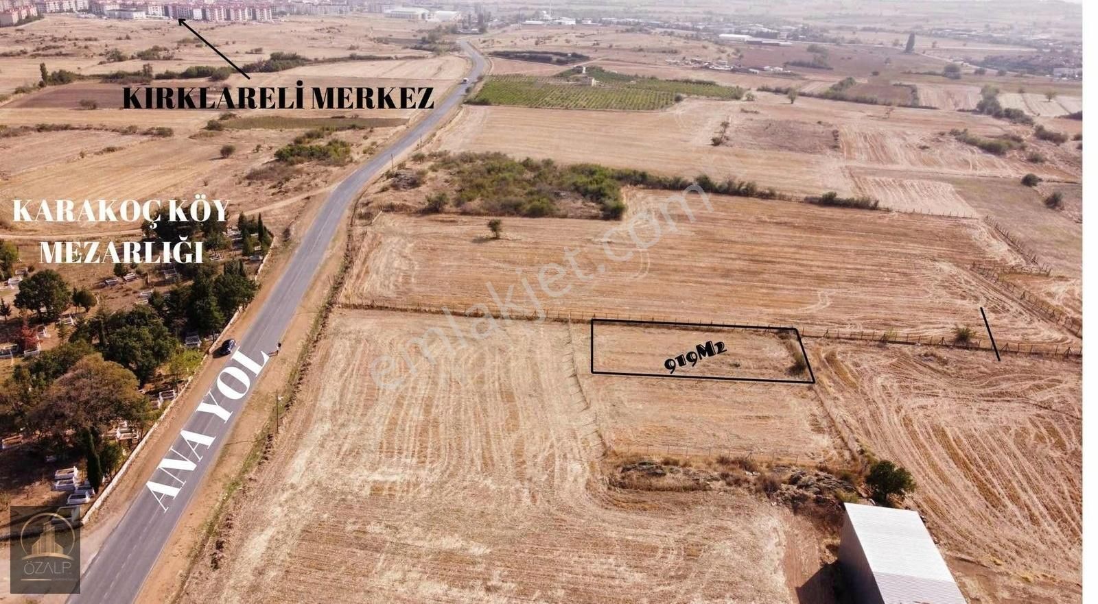 Kırklareli Merkez Karakoç Köyü Satılık Bağ & Bahçe KIRKLARELİ MERKEZ KARAKOÇ [968m2]