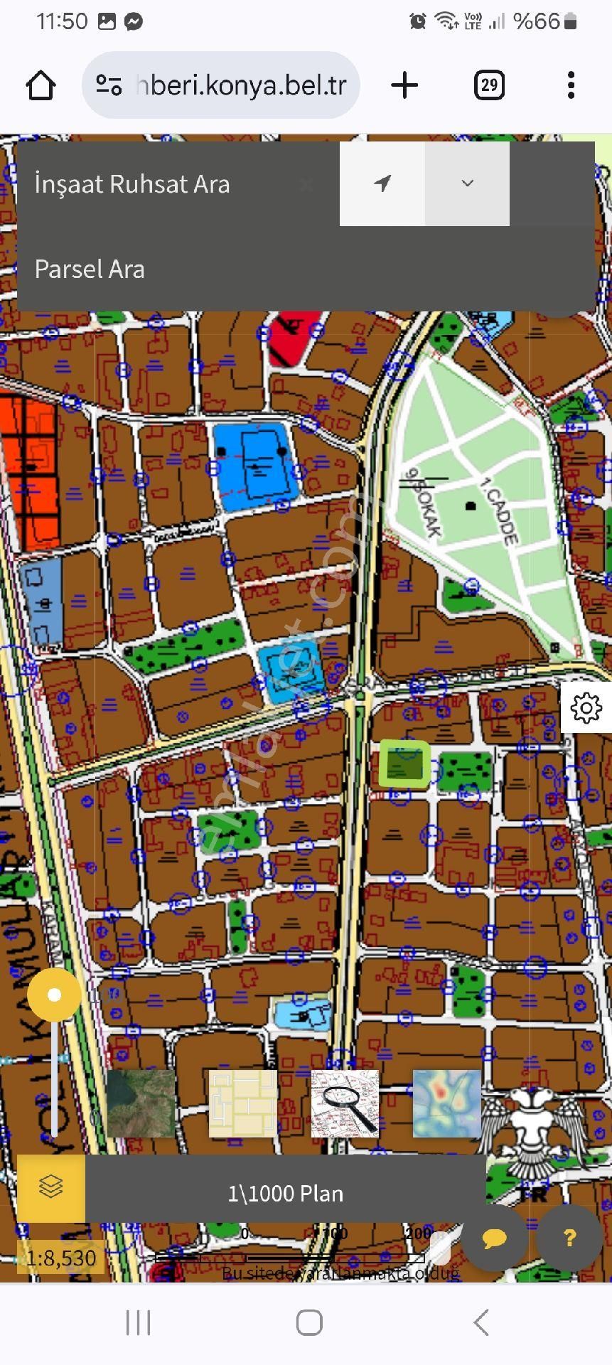 Karatay Karaaslandede Satılık Konut İmarlı karaaslanda satlık 510 m2 köşe parsel