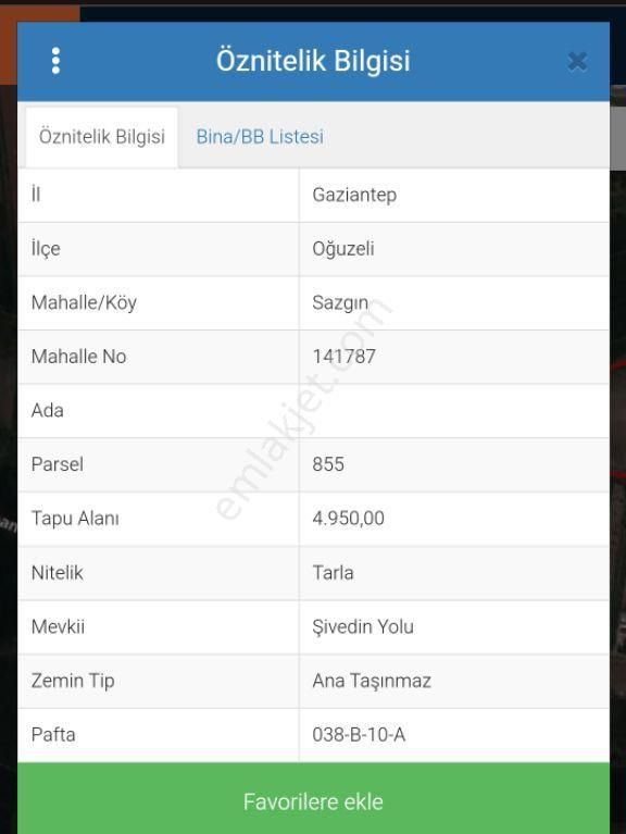 Oğuzeli Sazgın Satılık Bağ & Bahçe OĞUZELİ SAZGINDA BAĞEVLİK CEVİZ BAHÇESİ 4.950M2 TEK TAPU