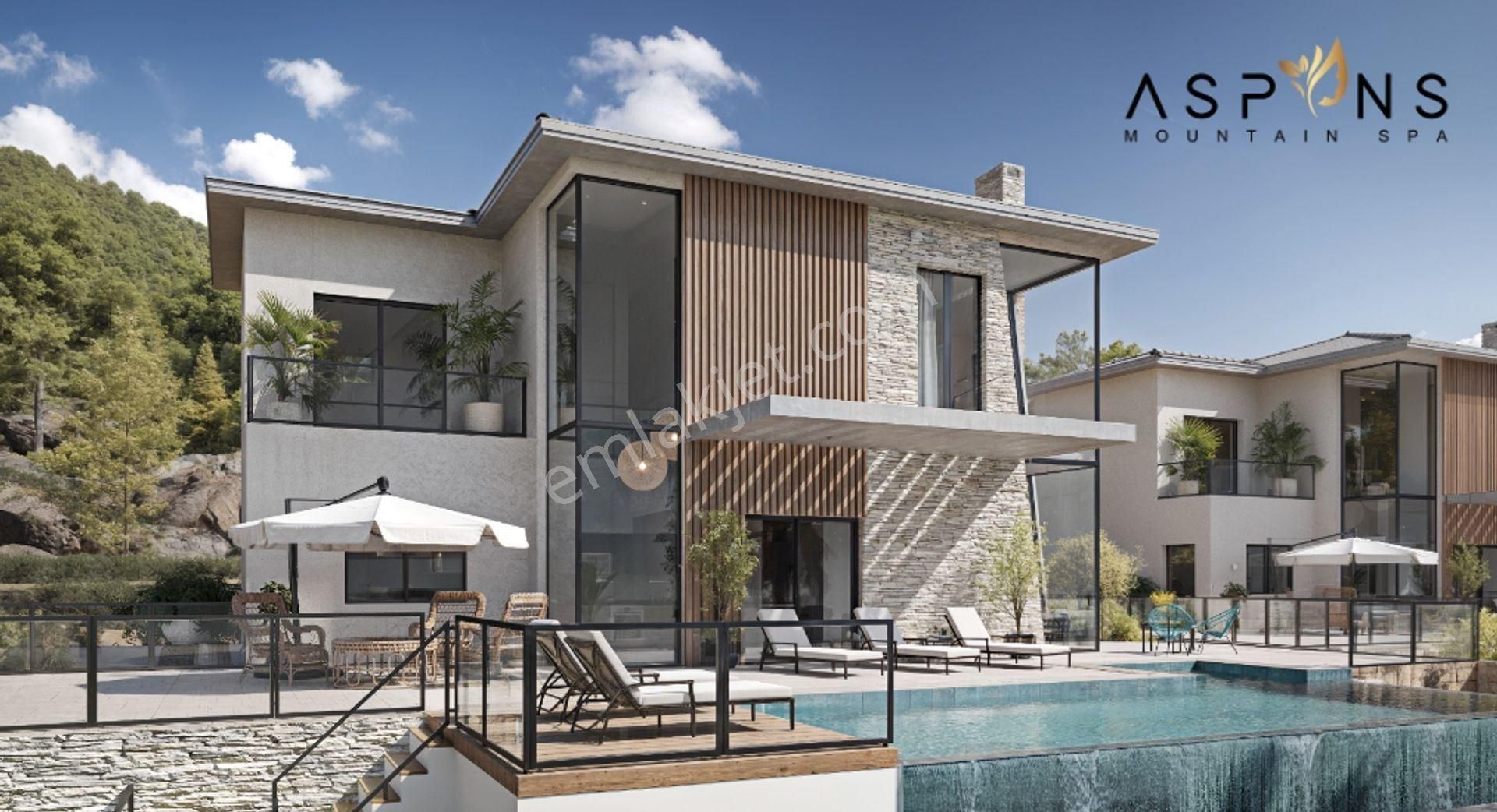 Girne Aşağı Girne Satılık Villa Kıbrıs, Girne'de The Aspens Mountaın Spa 3+1 Satılık Villa