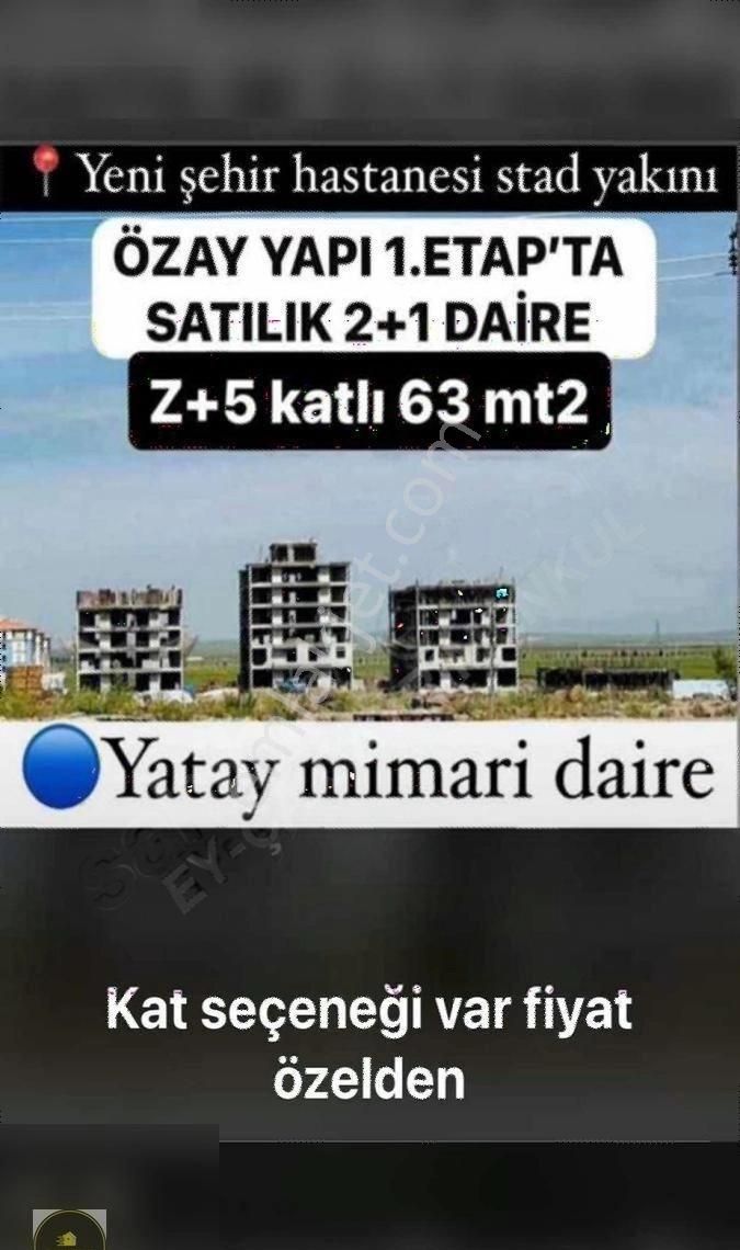 Kayapınar Barış Satılık Daire EY-ÇADAN YENİ ÖZAY YAPIDA FIRSAT 0 DAİRE