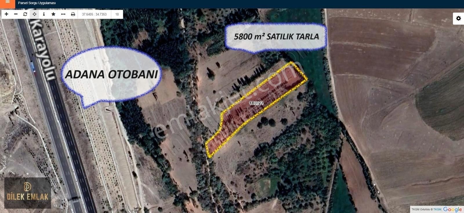 Ulukışla Başmakçı Köyü (Küme 1) Satılık Tarla YAĞMURLAR GAYRİMENKUL'DEN BAŞMAKÇI'DA OTOYOL YANI 5800 m² TARLA.