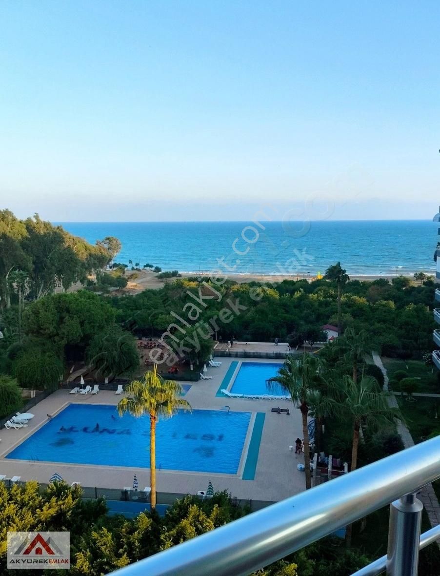 Mezitli Davultepe Kiralık Daire Akyürek'ten Denize Sıfır Ful Eşyalı 2+1 Kiralık Panoramik Deniz