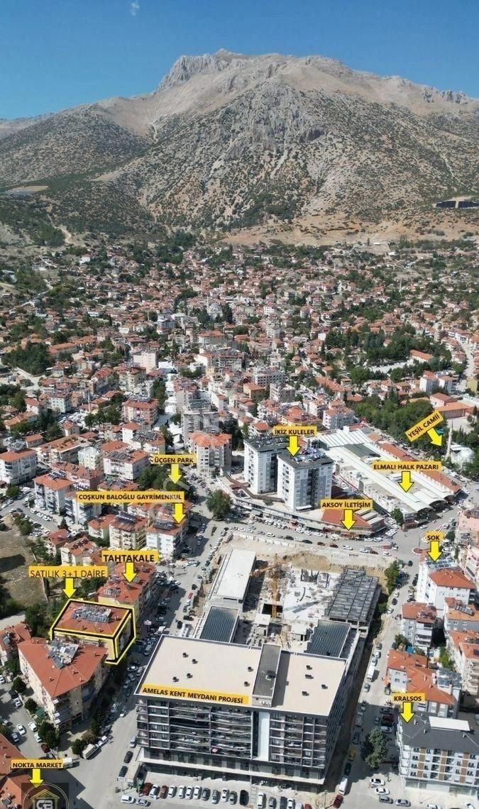 Elmalı Karyağdı Satılık Daire ELMALI MERKEZDE 3+1 160 m² DOĞALGAZLI EŞYALI DAİRE SATILIKTIR