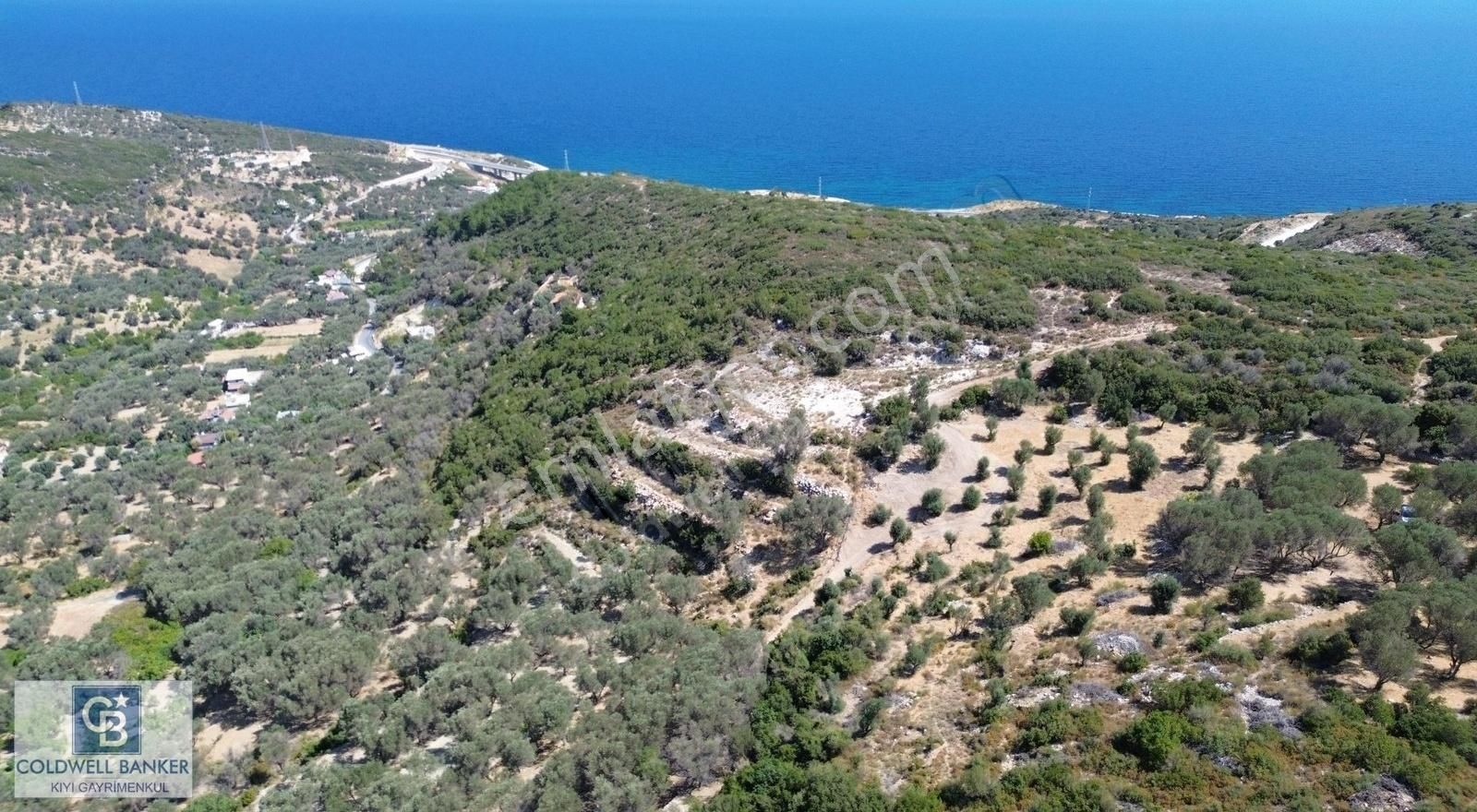 Karaburun Eğlenhoca Satılık Tarla İzmir Karaburun Eğlenhoca'da Deniz Manzaralı Satılık Arazi