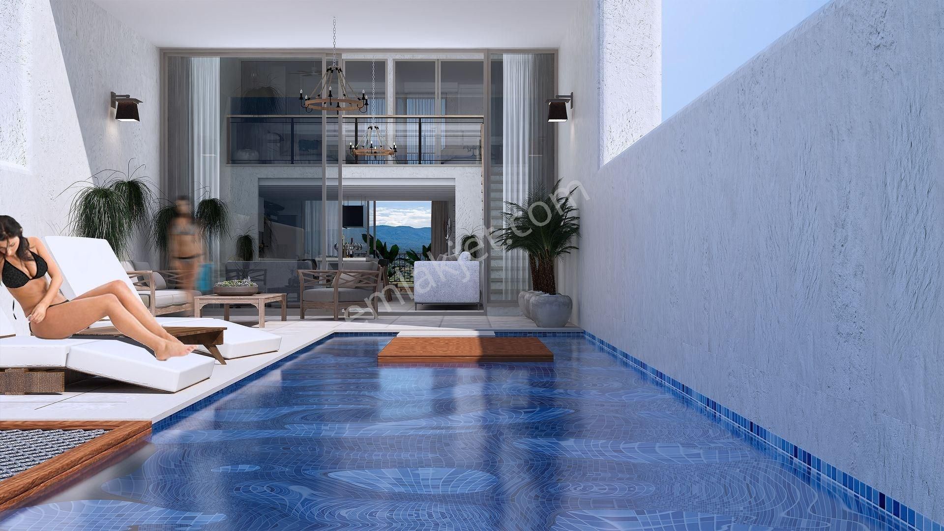 Kıbrıs, Girne'de Mykonos Homes Projesinde Satılık 2+1 Bahçeli Daire