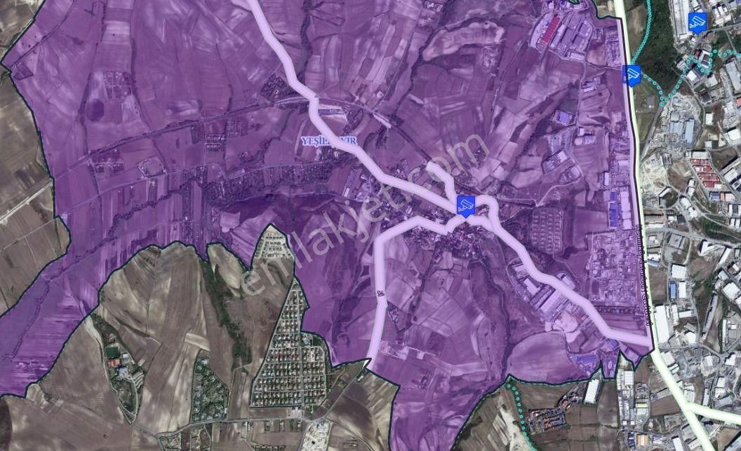 İstanbul Arnavutköy Satılık Depo, Antrepo İzinli  Yeşilbayır'da Fırsat!!Ticari Depolamaya Uygun Satılık Arsa