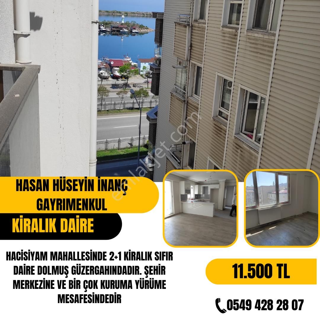 Giresun Merkez Hacısiyam Kiralık Daire Hasan Hüseyin İnanç Gayrimenkulden Hacisiyam Mahallesinde 2+1 Sıfır Kiralık Daire