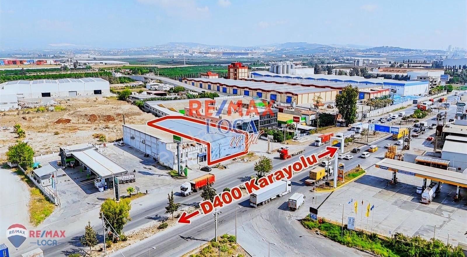 Akdeniz Toroslar Kiralık Depo REMAX LOCA'DAN KAZANLI KAVŞAĞINDA 1.460 M2 KİRALIK DEPO