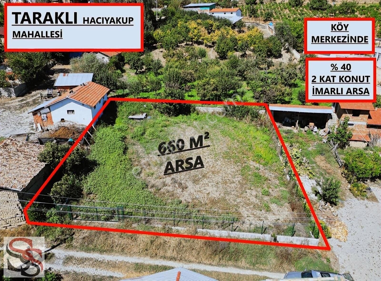 Taraklı Hacıyakup Satılık Konut İmarlı TARAKLI HACIYAKUP MAHAL. MUHTEŞEM KONUMDA %40 İMARLI 660 M² ARSA