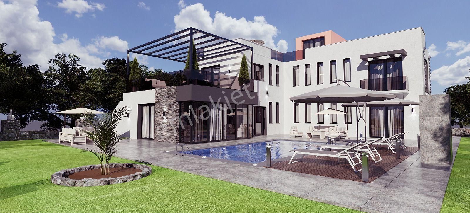Girne Karşiyaka'da Satılık Ultra Lüx 4+1 Villa !!! - Görsel 4