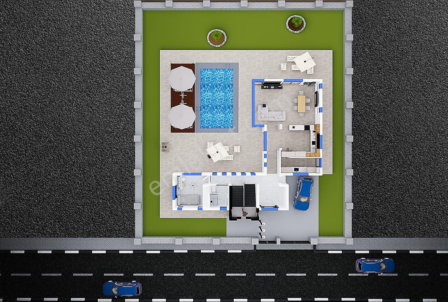Girne Karşiyaka'da Satılık Ultra Lüx 4+1 Villa !!! - Görsel 13
