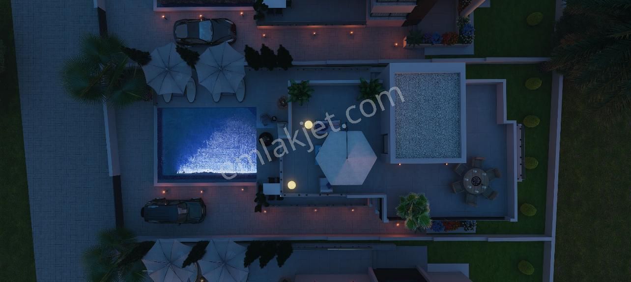 Girne Alsancak'ta Satılık Ultra Lüks 3+1 Villa !! - Görsel 13
