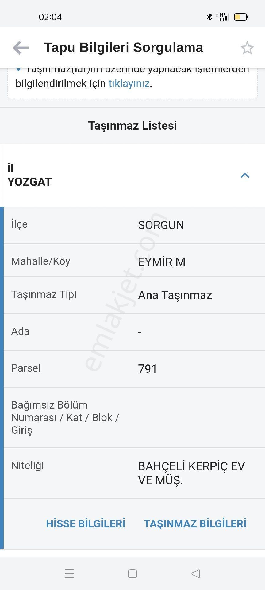 Sorgun Eymir Bld. (Çarşıbaşı) Satılık Tarla satlik kelepir 10 dönüm tarla 