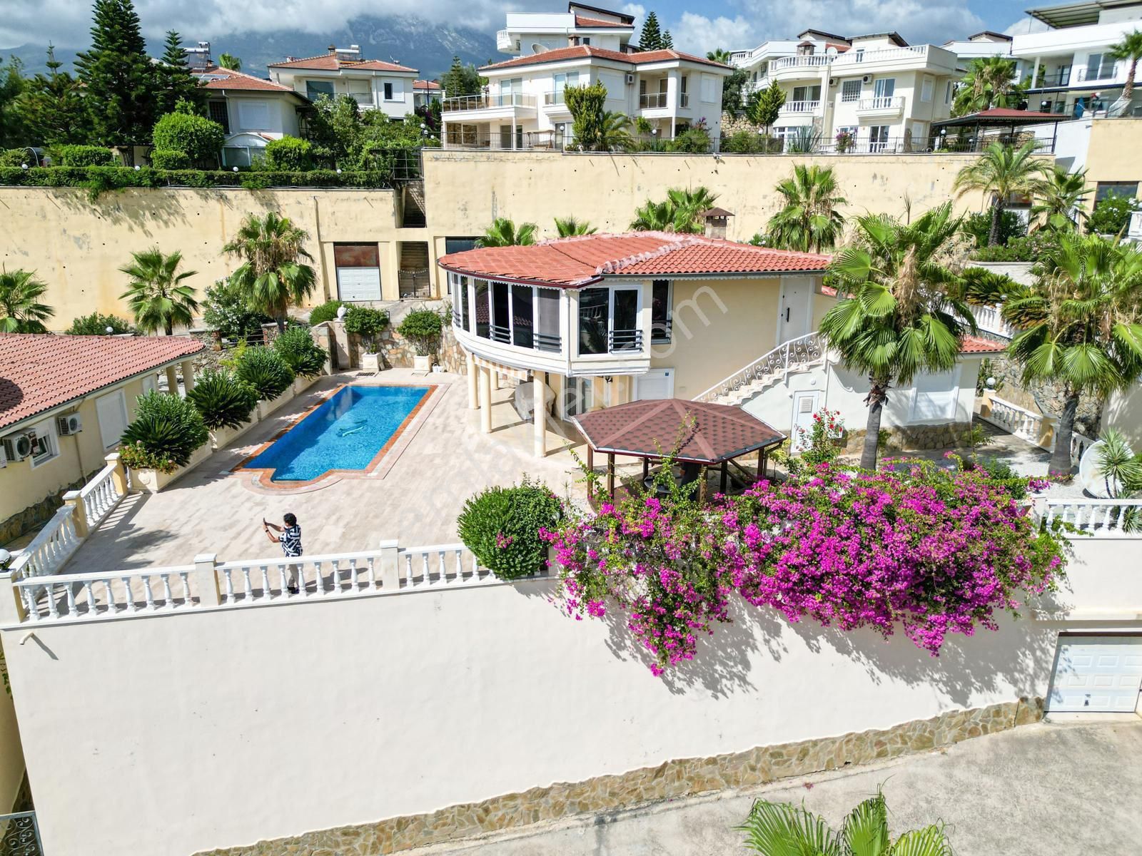 Antalya Alanya Kargıcak Muhteşem Doga Denız Manzaralı Villa Satılıktır! - Görsel 3