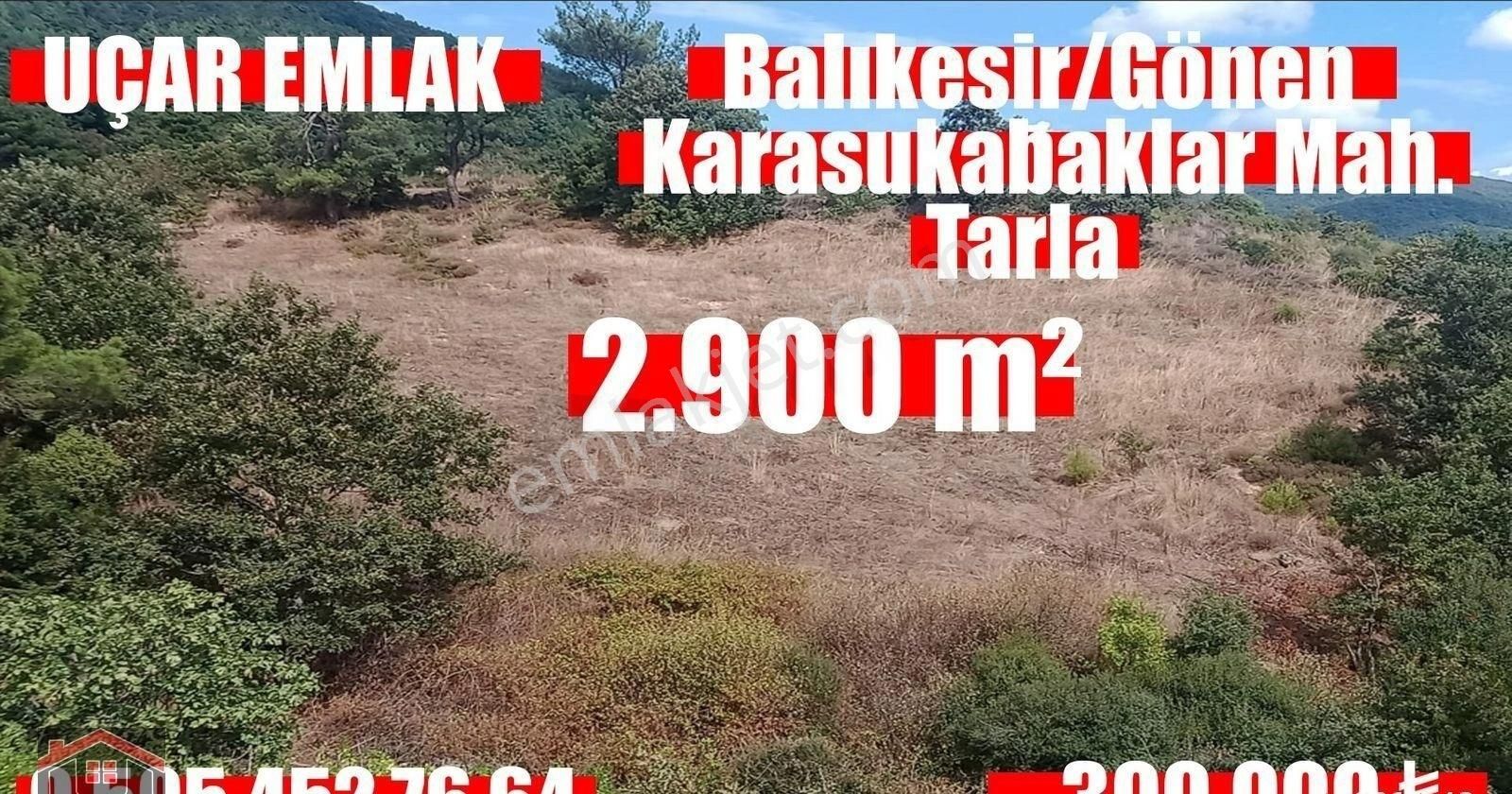 Gönen Karasukabaklar Satılık Tarla Uçar Emlak'tan Balıkesir/gönen Karasukabaklar Mahallesi'nde 2.900 M² Sulu Tarla