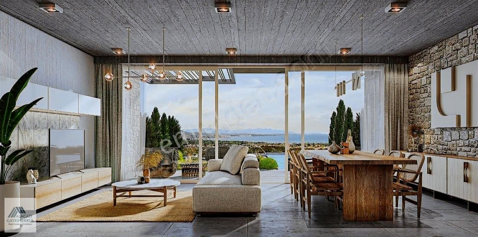 Alaçatı Gayrimenkulden İnvictus Sunset Ilıca Projesinden Satılık Villa - Görsel 12