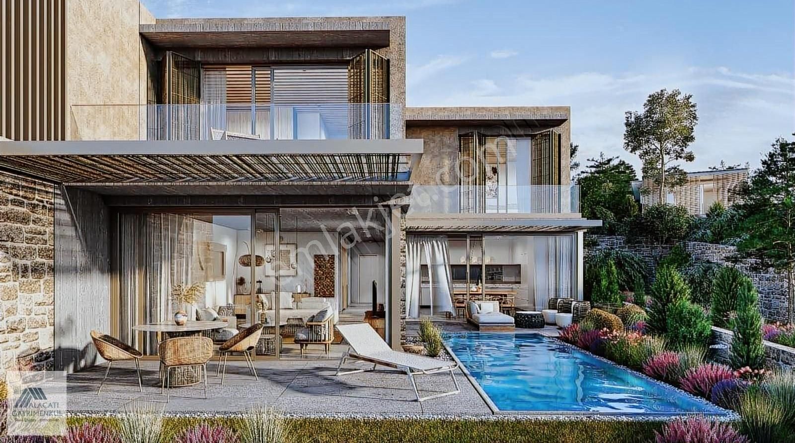 Alaçatı Gayrimenkulden İnvictus Sunset Ilıca Projesinden Satılık Villa - Görsel 30