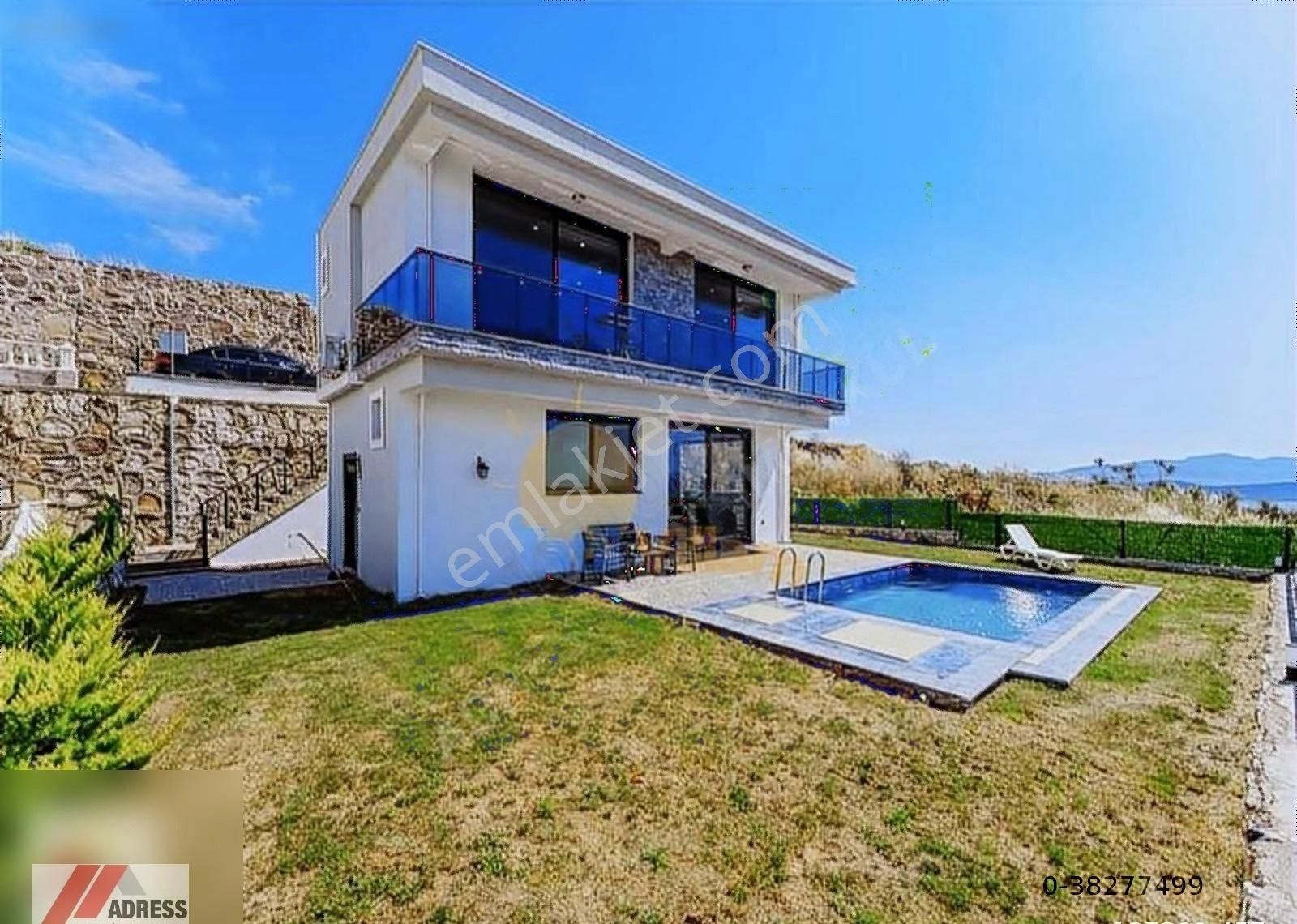 Milas Adabüküde Deniz Manzaralı Satılık Villa - Görsel 3