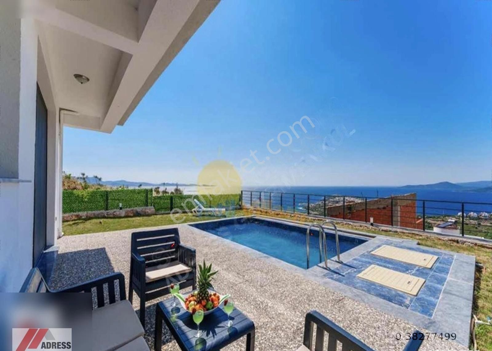 Milas Adabüküde Deniz Manzaralı Satılık Villa - Görsel 18