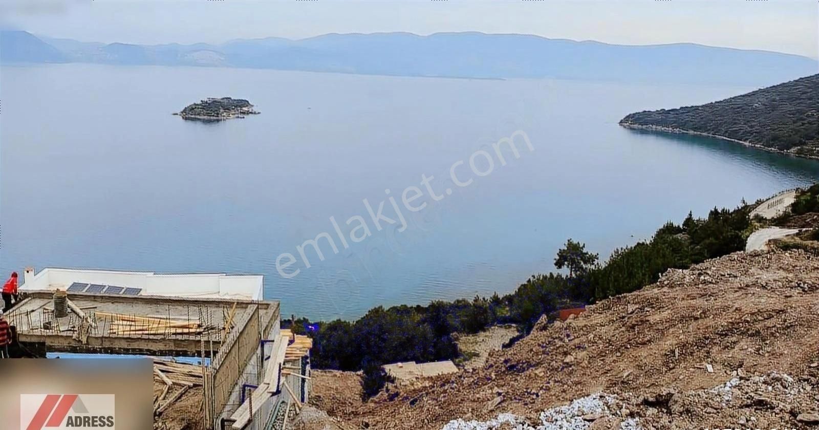 Milas Boğaziçi Satılık Bağ & Bahçe DENİZE EN YAKIN 445M² BODRUM BOĞAZİÇİ SATILIK VİLLA ARSASI