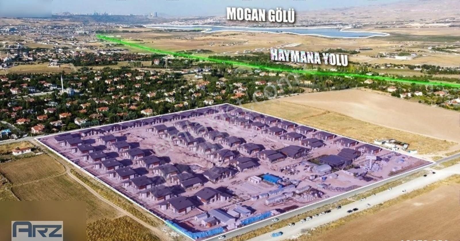 Gölbaşı Ballıkpınar Satılık Villa 64.000 M2 Peyzaj Alanına Sahip Site İçerisinde Tam Müstakil...