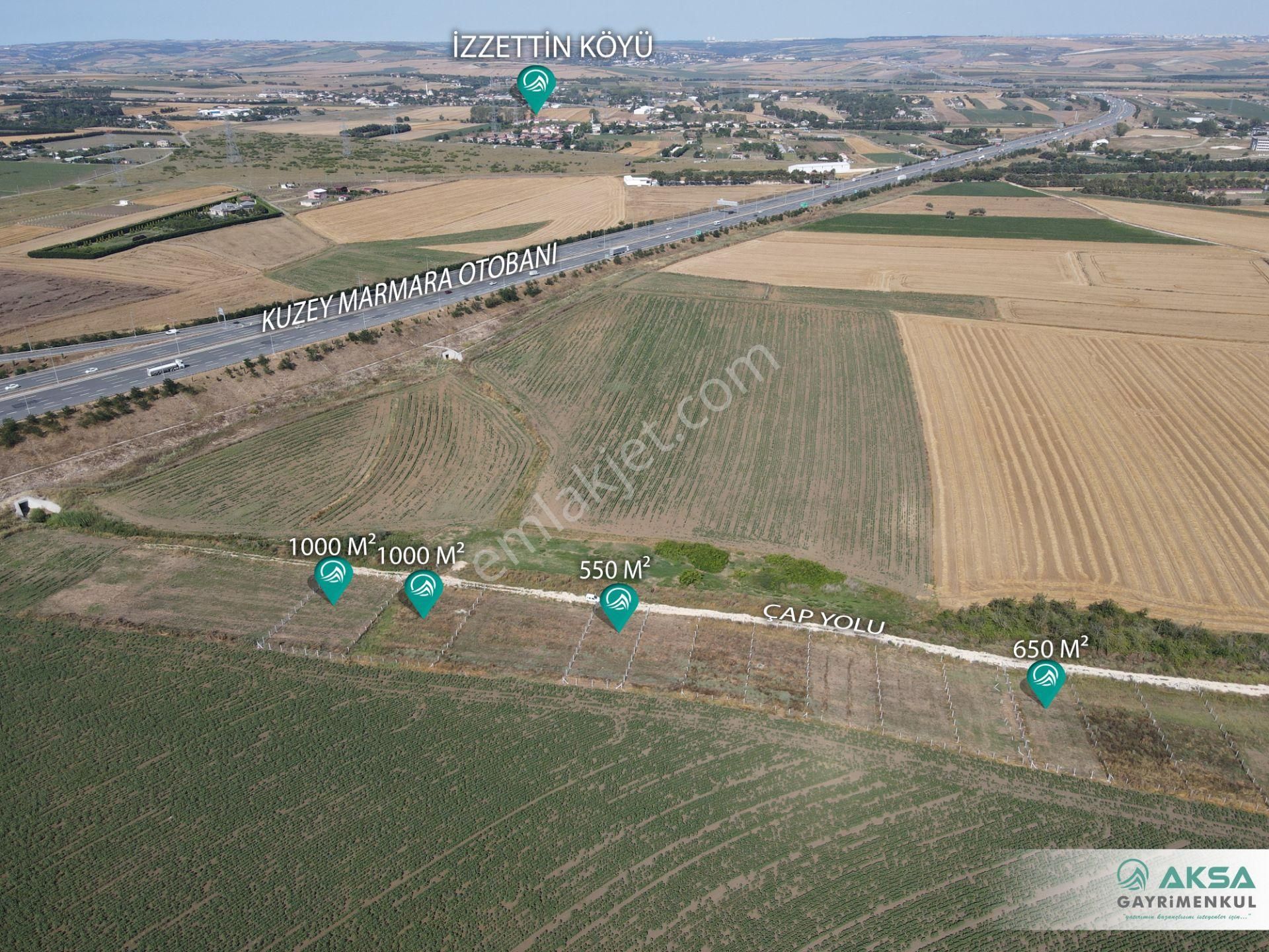 İstanbul Çatalca İzzettin Satılık 1000 M2 Arsa Tarla - Görsel 4