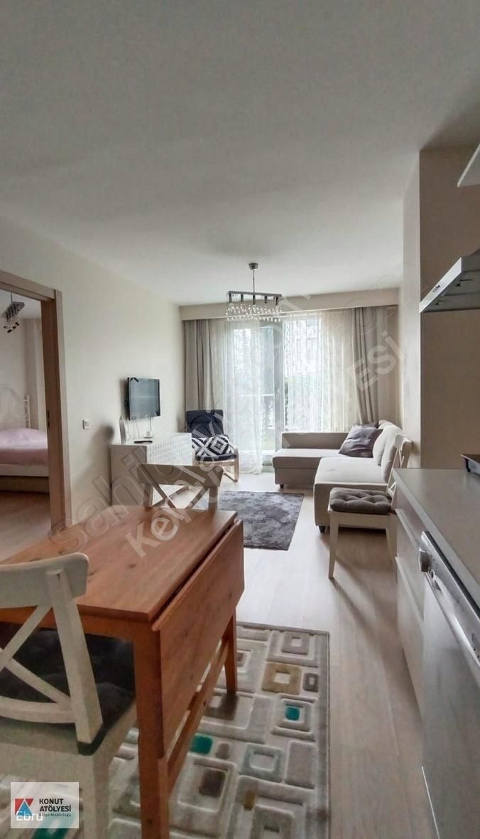 Pendik Yenişehir Kiralık Daire KONUT ATÖLYESİ KENTPLUS NEWPORT BAHÇE KATI 1+1 FUL EŞYALI DAİRE