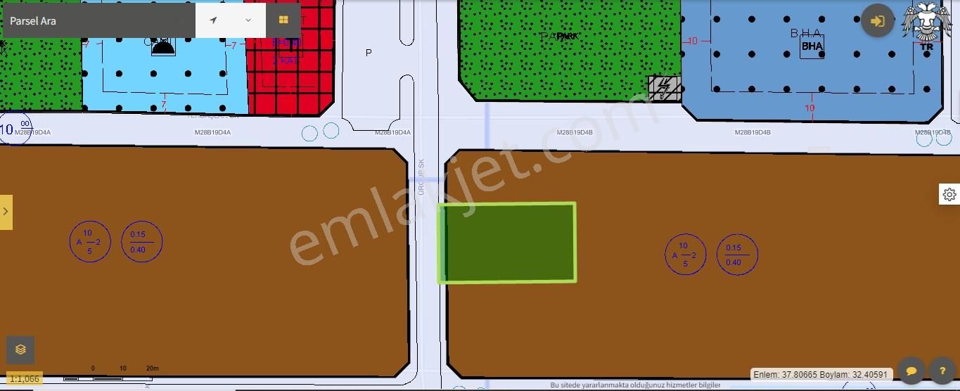 Meram Kozağaç Satılık Konut İmarlı KONYA MERAM KOZAĞAÇ 1.202 M2 SATILIK ARSA