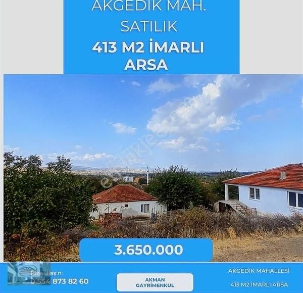 Yunusemre Akgedik Satılık Konut İmarlı AKMAN GAYRİMENKULDEN AKGEDİK MAH. 413 M2 4 KATA İMARLI ARSA