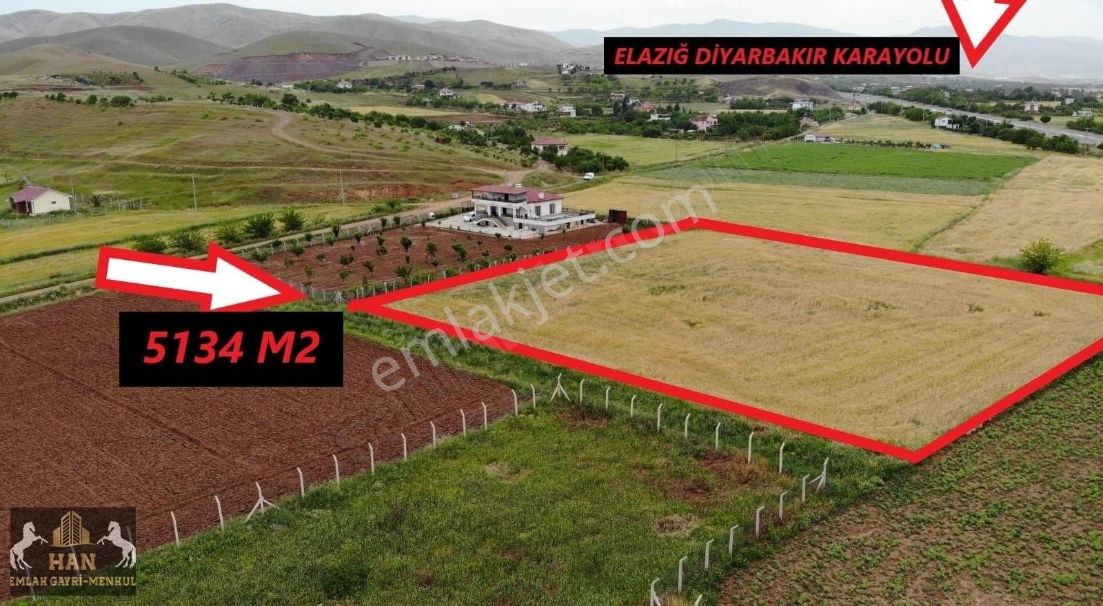 Elazığ Merkez Yedigöze Köyü Satılık Tarla Han Emlaktan Germilide Çok Acil Satılık Bahçe Yeri