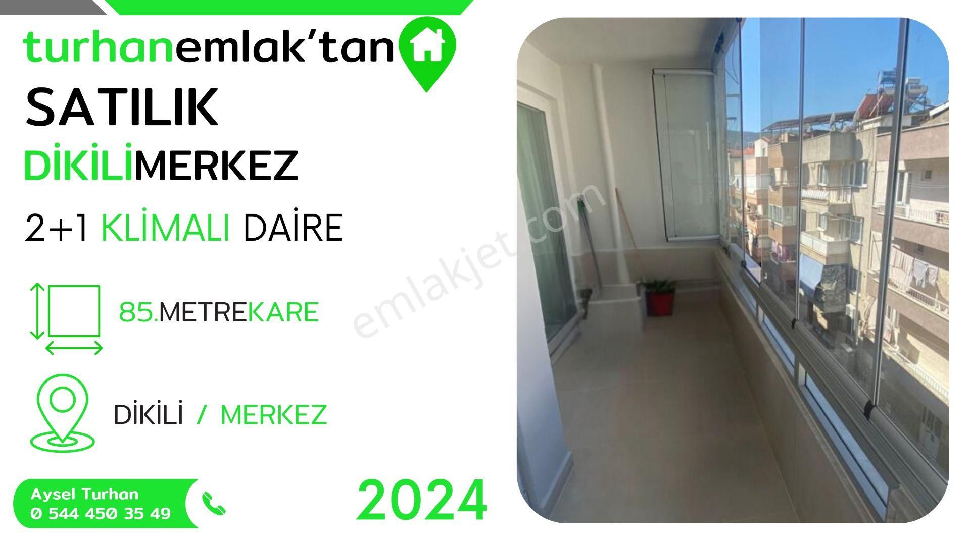 Dikili Salimbey Satılık Daire  Dikili Merkezde Satılık 2+1 Geniş ve Bakımlı Daire