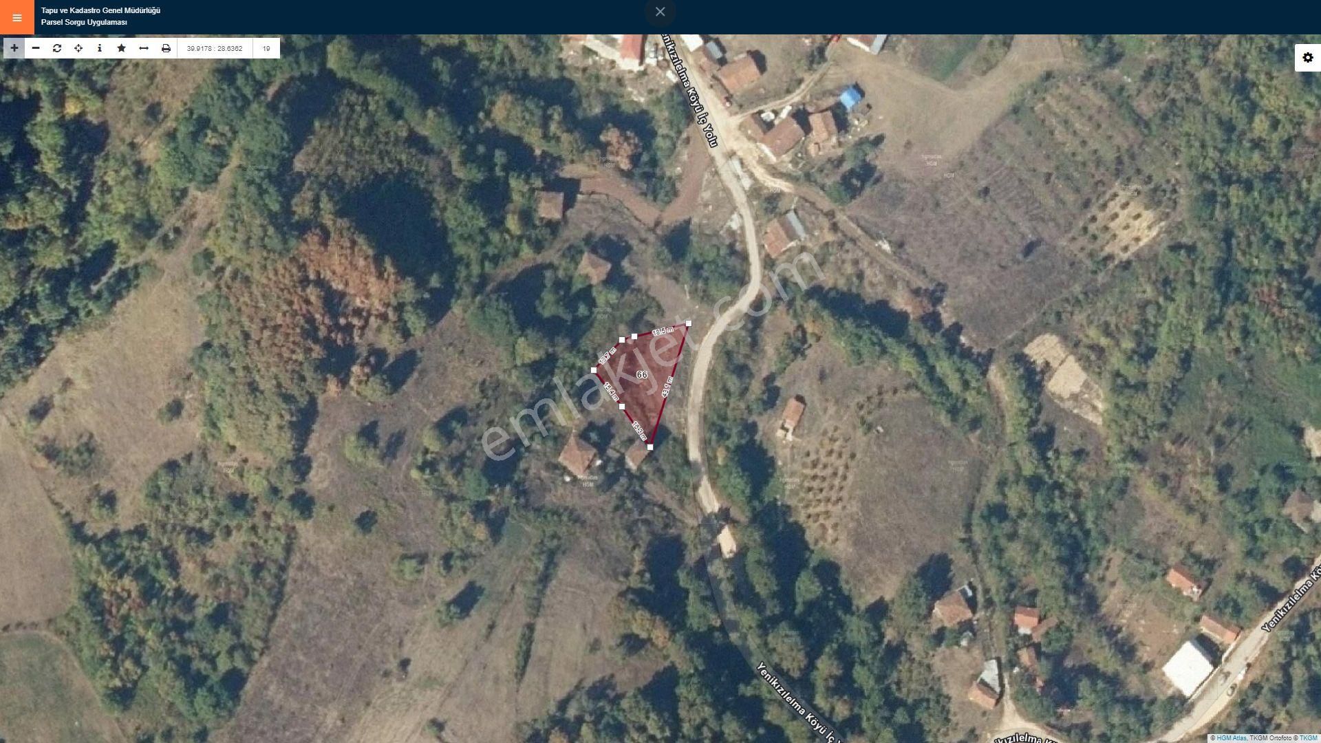 Bursa Mustafakemalpaşa Yenikızılelma Köyü 640 M2 Satılık İmarlı Arsa - Görsel 32