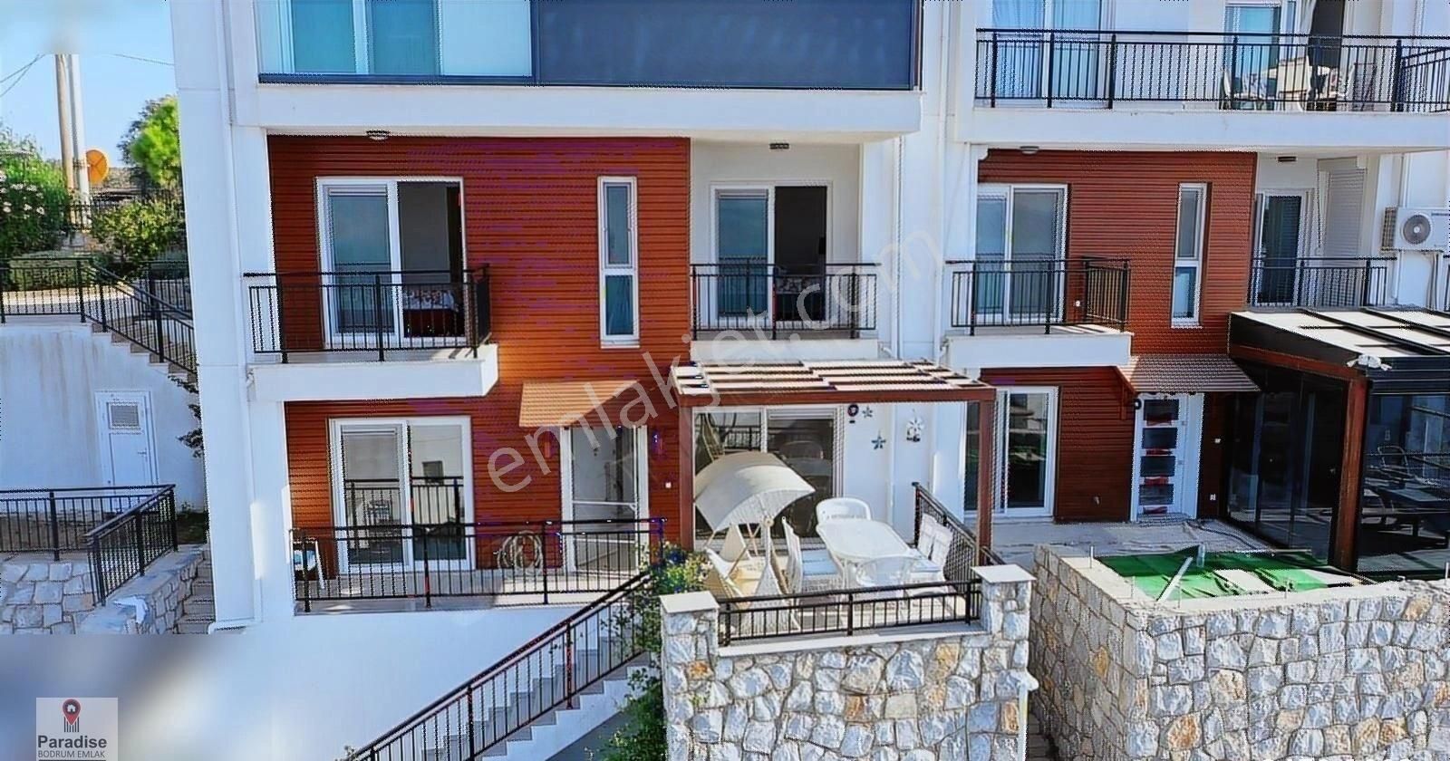 Milas Boğaziçi Satılık Villa Bodrum Adabükü Fabay Sitesi Satılık 3+1 Dubleks Yazlık Ev