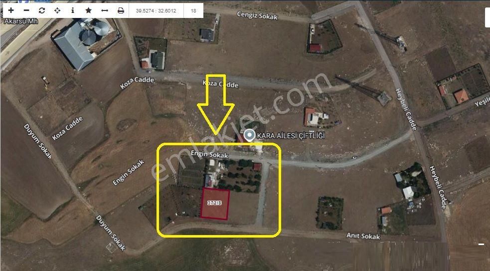 Gölbaşı Oyaca Yeşilçam Satılık Villa İmarlı Oyaca Da 663m2 Tek Tapu İmarlı Arsa 0.50 Emsal Karadeniz Emlakta