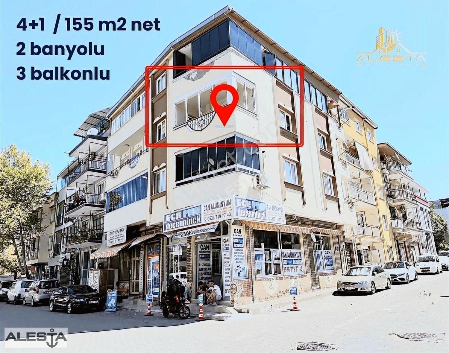 Bornova Gazi Osman Paşa Satılık Daire Bornovada Satılık 4+1 160m2 Ada Mutfaklı Tadilatlı Köşe Ara Kat Daire