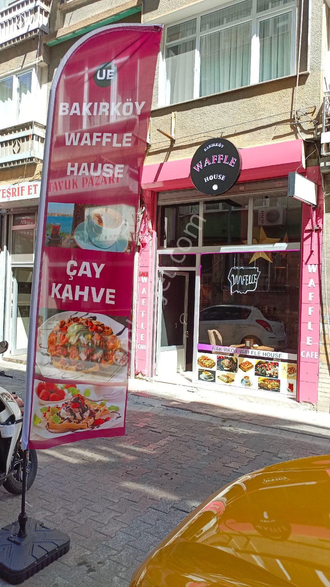 Bakırköy Sakızağacı Kiralık Dükkan & Mağaza Bakırköy'de waffle dükkanı