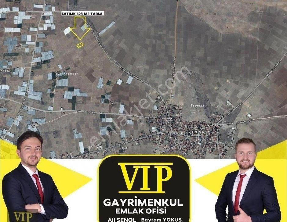 Elmalı Gölova Satılık Tarla VIP GAYRİMENKUL'den GÖLOVA MAH. 623m² YATIRIMLIK TARLA