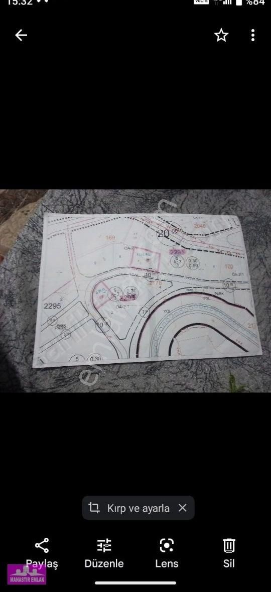 Manastır Emlak'tan Deniz Manz. İmarlı 1.266 M2 Arsa 13.250.000 - Görsel 15