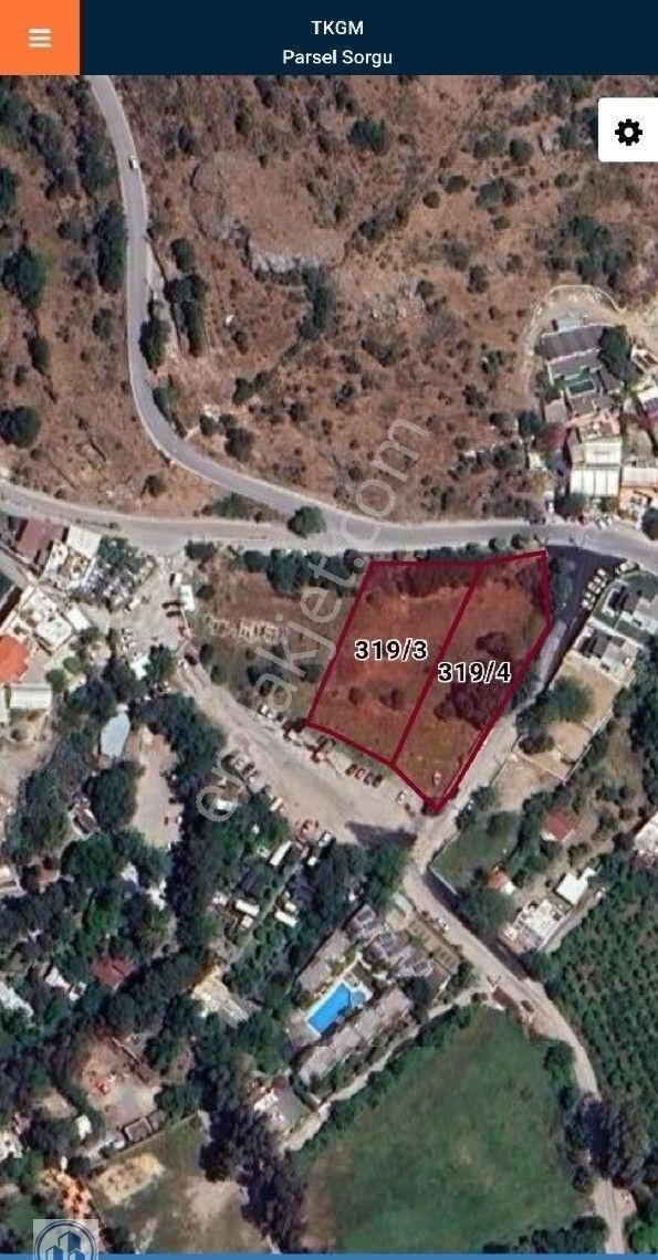 Bodrum Gümüşlük Satılık Konut İmarlı Bodrum Gümüşlük'de Muhteşem Konumda 3.368m2. Arsa