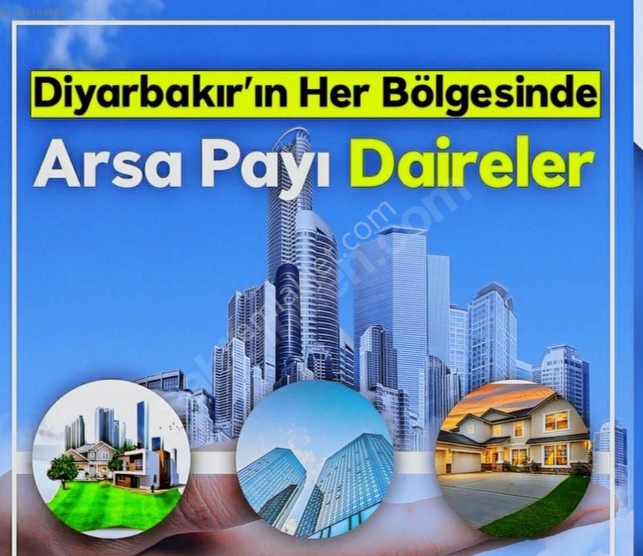 Kayapınar Talaytepe Satılık Daire ÇALIK GAYRİMENKULDEN DİYARBAKIRIN HER BÖLGESİNDE SATILIK ARSA PAYI 2+1 YATIRIMLIK DAİRELER!!!