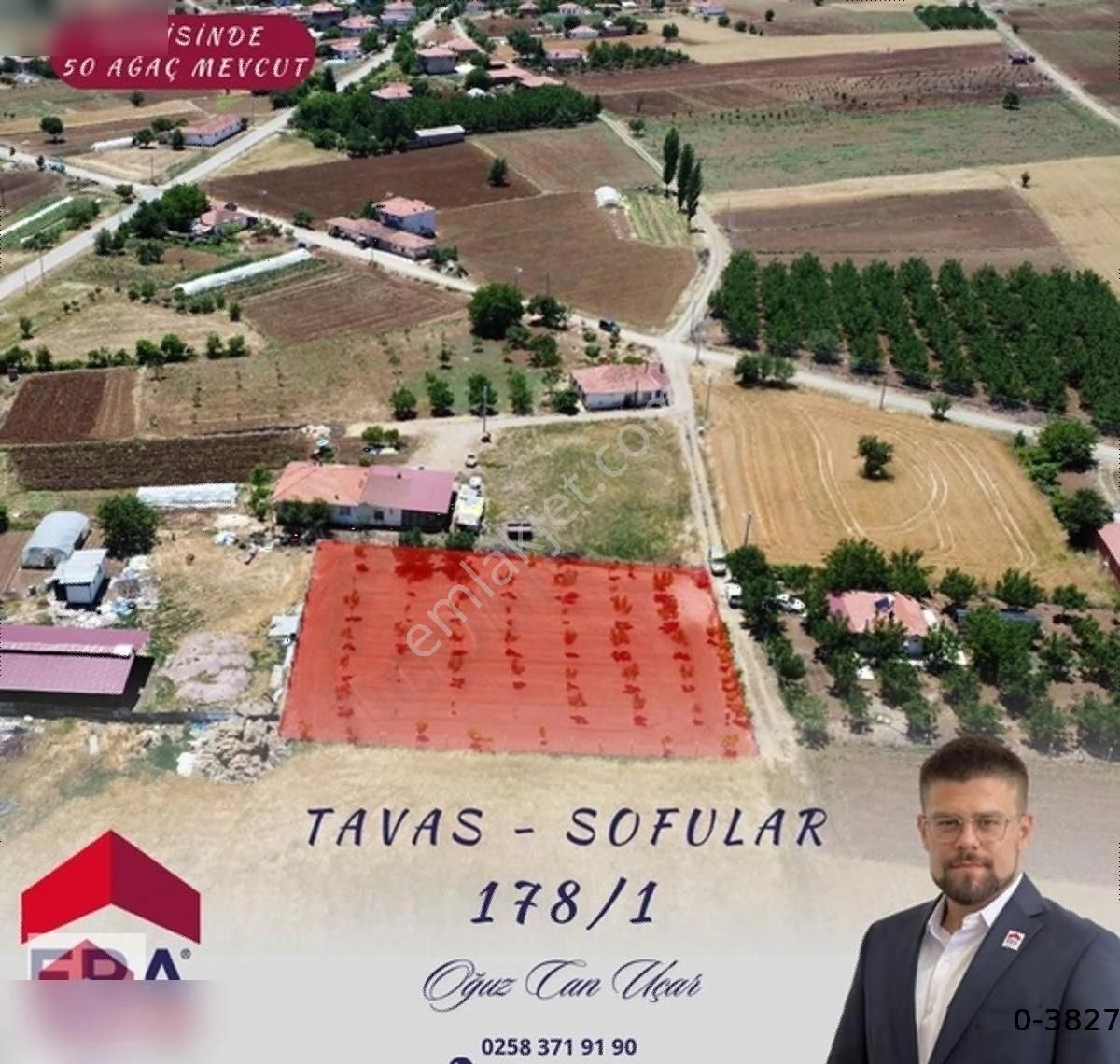 Tavas Sofular Satılık Konut İmarlı ERA FLY'DAN TAVAS SOFULAR'DA SATILIK ARSA