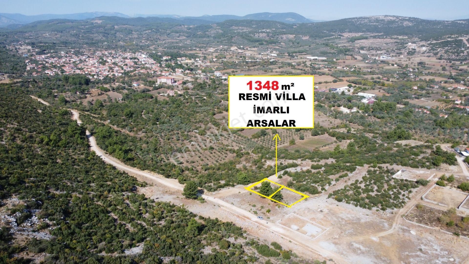 Menteşe Yerkesik Satılık Villa İmarlı Muğla Yerkesik 1348 M2 Resmi Villa İmarlı Arsalar